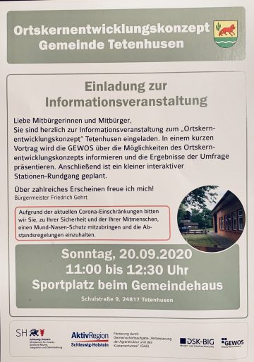 EInladung zur Informationsveranstaltung Dorfentwicklungskonzept